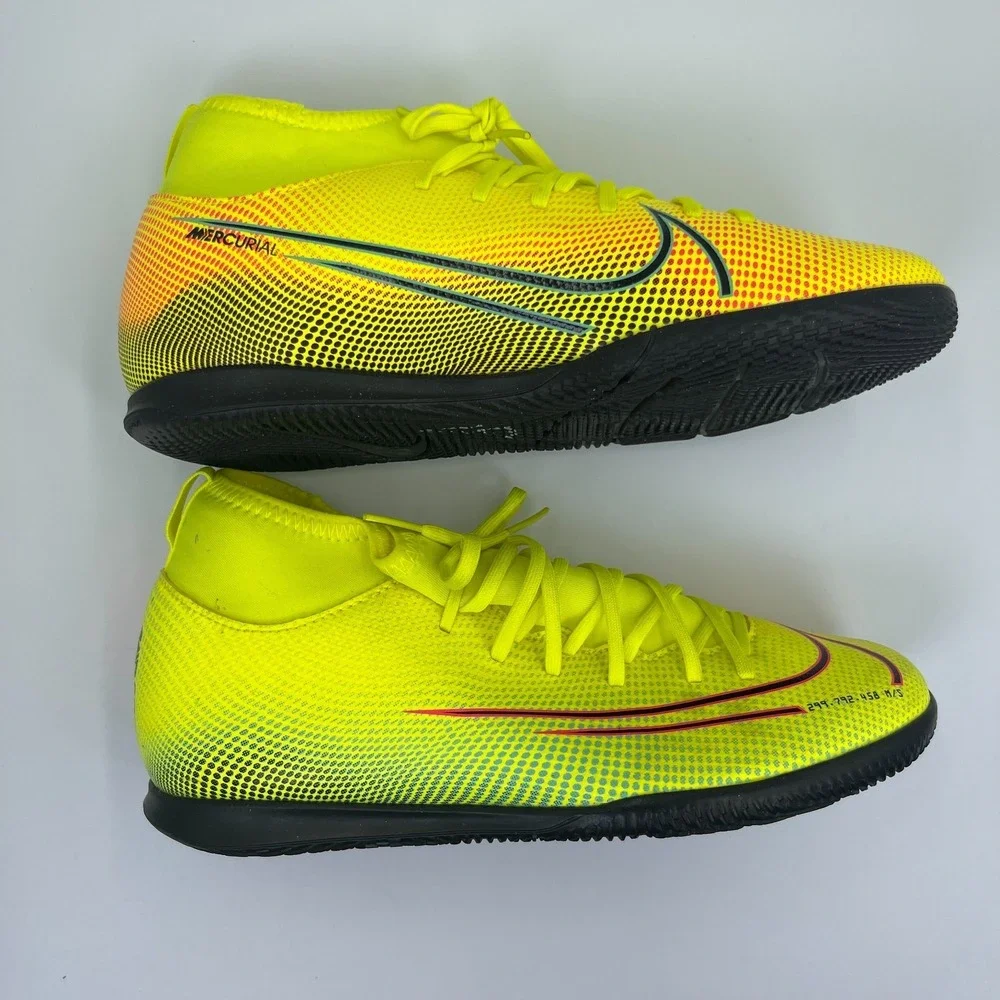 Nike Mercurial Superfly 7 Academy MDS TF BQ5407 703 Youth 5.5 Green Soccer Shoes
